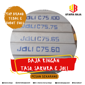 Profil Canal Baja Ringan Taso, Joli dan Taso Premium